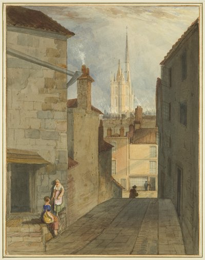 Scale da Trenchard Lane a Host Street da Thomas Leeson the Elder Rowbotham