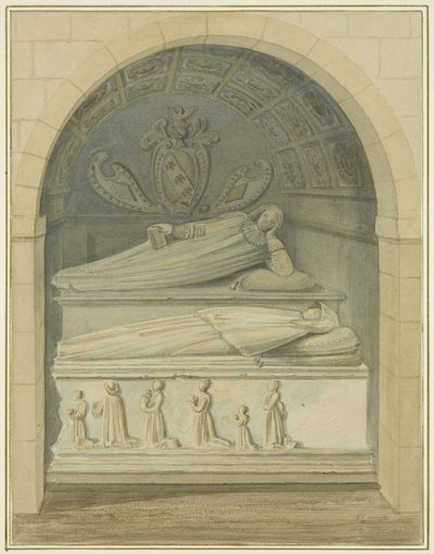 Tomba di Hugh Brown nel cimitero della Chiesa di San Giovanni da Thomas Leeson the Elder Rowbotham