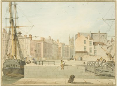 Vista di Prince Street, Bristol da Thomas Leeson the Elder Rowbotham