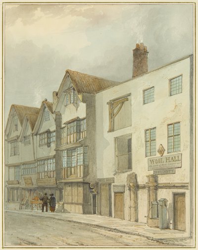 Wool Hall in Thomas Street da Thomas Leeson the Elder Rowbotham