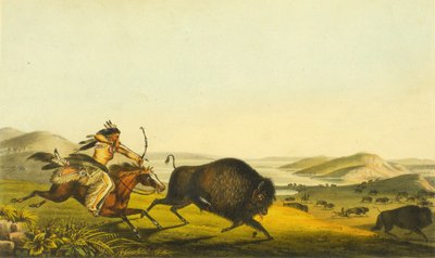 Caccia al bufalo, 1848 da Thomas Loraine McKenney