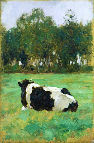 Una mucca nel prato da Thomas Ludwig Herbst