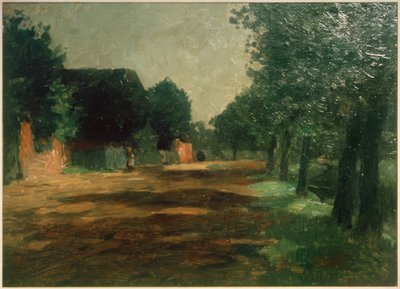 Strada del villaggio a Siethwende da Thomas Ludwig Herbst