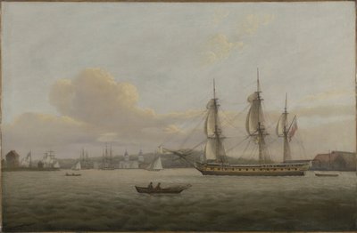 HMS "Pomone" al largo di Greenwich da Thomas Luny