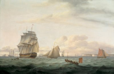 Navigazione al largo del porto di Ramsgate da Thomas Luny