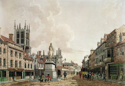 Il mercato di Hull, guardando a nord da Thomas Malton Jnr.