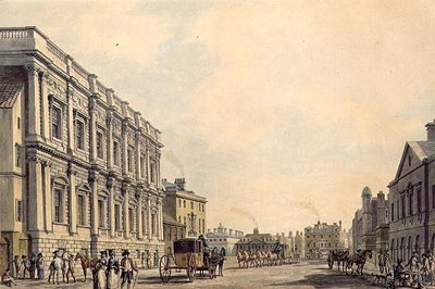 Whitehall con la Birmingham House da Thomas Malton Jnr.