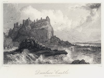 Castello di Dunluce, da Nord Est da Thomas Mann (after) Baynes