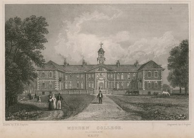 Vista generale del Morden College da Thomas Mann Baynes