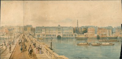 Panorama del fiume Tamigi, lato nord, in 13 parti da Thomas Mann Baynes