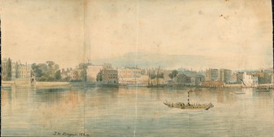Panorama del Fiume Tamigi, Lato Nord, in 13 Parti da Thomas Mann Baynes