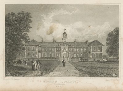 Persone nei giardini del Morden College da Thomas Mann Baynes