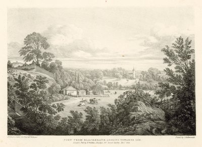 Vista da Blackheath verso Lee, Londra da Thomas Mann Baynes