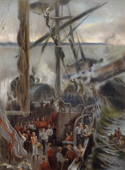 Il naufragio della Birkenhead da Thomas Marie Madawaska Hemy
