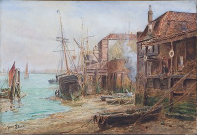 Un angolo della vecchia Greenwich da Thomas Marie Madawaska Hemy