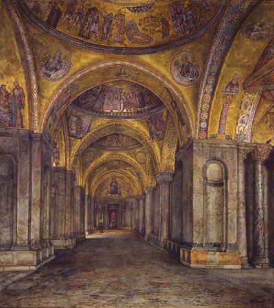 Venezia - Atrio Nord di San Marco, 1907 da Thomas Matthews Rooke