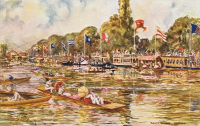 Fiume Tamigi: Varsity Barges, Oxford da Thomas Maybank