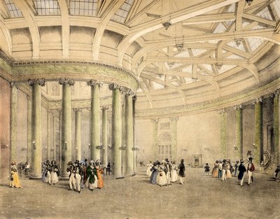 Central Exchange, News Room, c.1838 da Thomas Miles Richardson