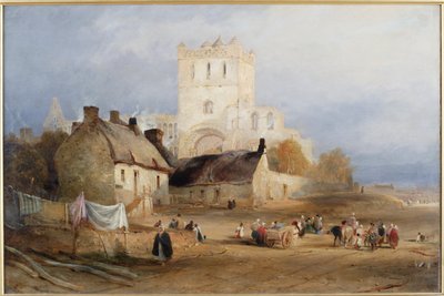 Abbazia di Jedburgh, c.1835 da Thomas Miles Richardson