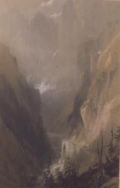 Il ponte del diavolo, San Gottardo da Thomas Miles Richardson