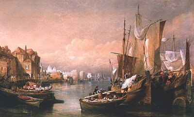 Il Tamigi a Greenwich da Thomas Miles Richardson