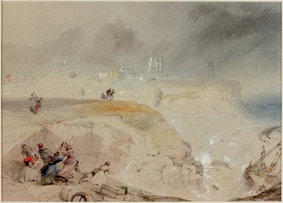Relitto della Betsy Cains sugli scogli a Battery Point, Tynemouth da Thomas Miles Richardson