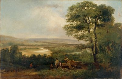 Paesaggio: vista nel Northumberland da Thomas Miles Richardson I