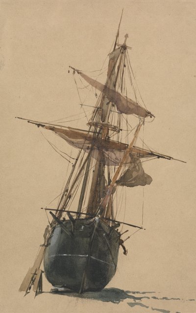 Imbarcazione da Pesca Arenata da Thomas Miles Richardson Sr.
