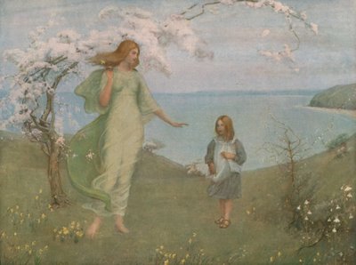 Una visione di primavera, 1901, c1930 da Thomas Millie Dow