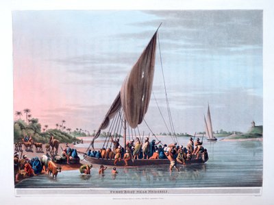 Traghetto vicino a Nedssili, 1801 da Thomas Milton