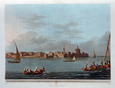 Forte e Porto di Aboukir, Antico Canopo, Egitto, 1801 da Thomas Milton