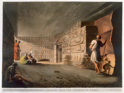 Camera Sotterranea vicino alle Piramidi di Giza da Thomas Milton