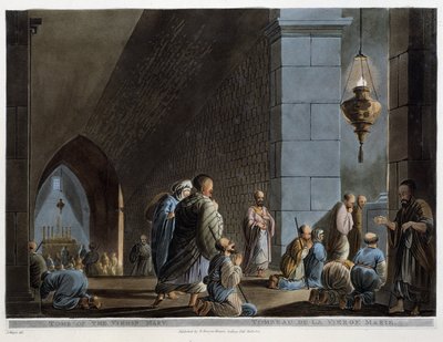 Tomba della Vergine Maria. In "Vedute in Egitto" da Thomas Milton