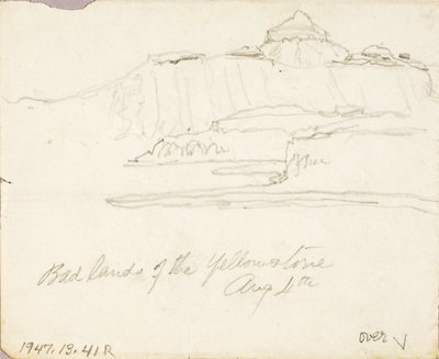 Terre cattive dello Yellowstone da Thomas Moran