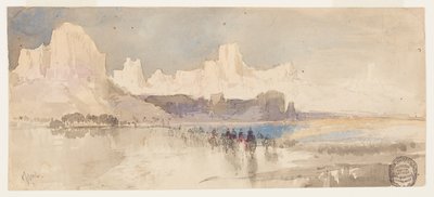 Canyon del Rio Virgin, Sud Utah da Thomas Moran