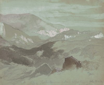 Scogliere di Ecclesbourne vicino a Hastings, 1862 da Thomas Moran
