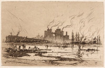 Communipaw, N.J. da Thomas Moran