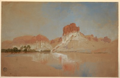 Disegno, Green River, Territorio del Wyoming, 1879 da Thomas Moran