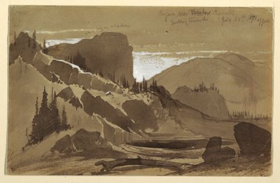 Disegno, vicino a Meadow Creek, Utah, 25 luglio 1871 da Thomas Moran