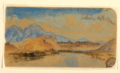 Disegno, Port Neuf Canyon, Idaho, forse 1879 da Thomas Moran