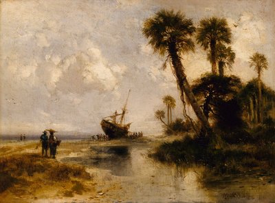 Isola di Fort George, Florida da Thomas Moran