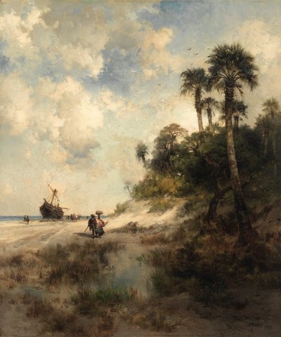 Isola di Fort George, Florida, 1878 da Thomas Moran