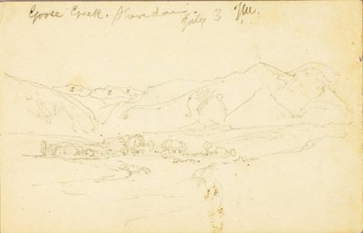 Goose Creek, Sheridan (Wyoming) da Thomas Moran