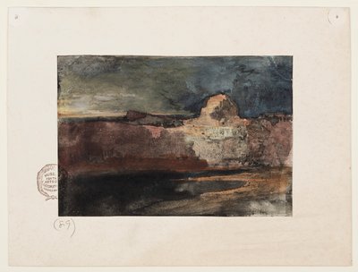 Grand Canyon con tempo tempestoso, Arizona da Thomas Moran