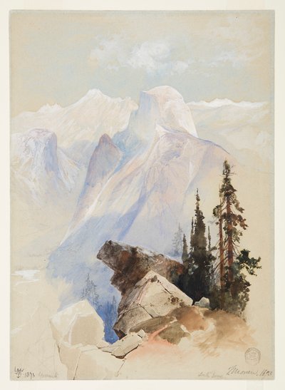 Half Dome, Yosemite da Thomas Moran