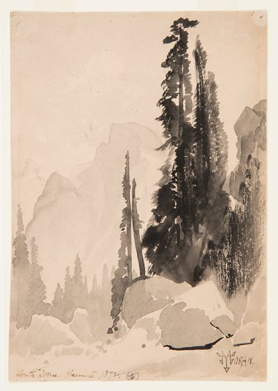 Half Dome, Yosemite da Thomas Moran