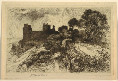 Castello di Harlech, Galles del Nord da Thomas Moran