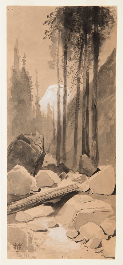 Nella valle di Yosemite da Thomas Moran