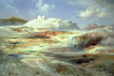 Terrazza di Giove, Yellowstone da Thomas Moran