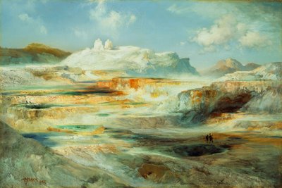 Terrazza di Giove, Yellowstone, 1893 da Thomas Moran